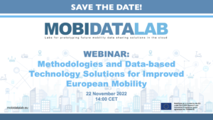 Read more about the article Save the Date: Webinar on Methodologies and Data-based Technology Solutions for Improved European Mobility