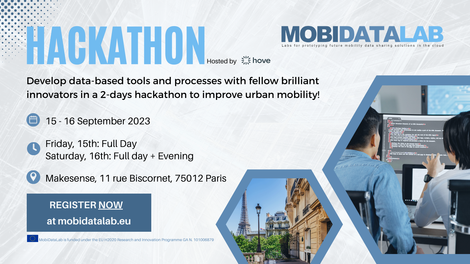 Read more about the article MobiDataLab Hackathon: solve real life challenges with mobility data and experts